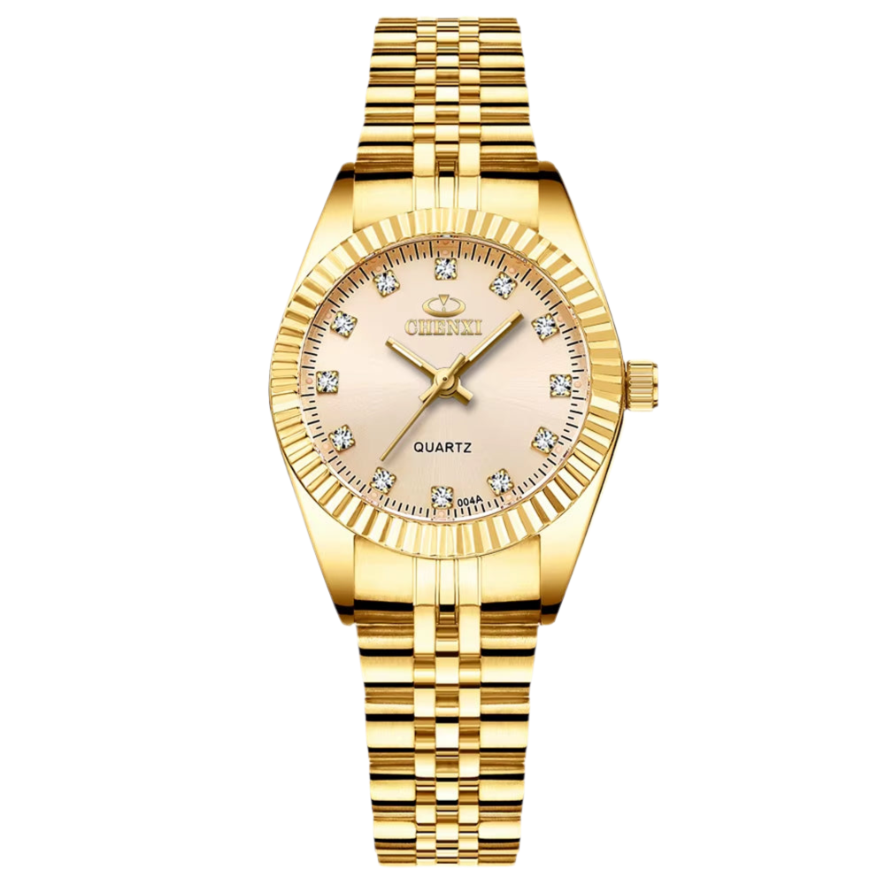 Luxury Style Women Watch Stainless Steel Quartz Watches Waterproof Diamond Woman Wristwatch Fashion Elegant Ladies Clock