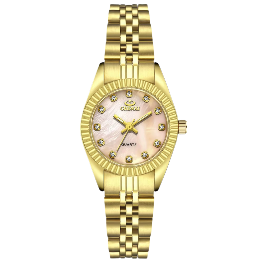 Luxury Style Women Watch Stainless Steel Quartz Watches Waterproof Diamond Woman Wristwatch Fashion Elegant Ladies Clock