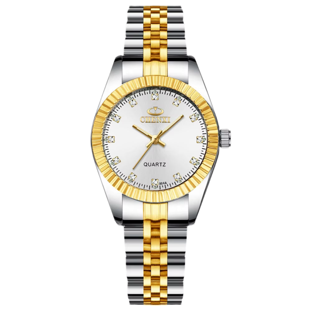 Luxury Style Women Watch Stainless Steel Quartz Watches Waterproof Diamond Woman Wristwatch Fashion Elegant Ladies Clock