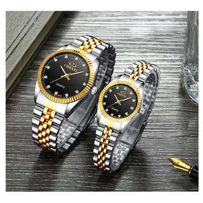 Luxury Style Women Watch Stainless Steel Quartz Watches Waterproof Diamond Woman Wristwatch Fashion Elegant Ladies Clock