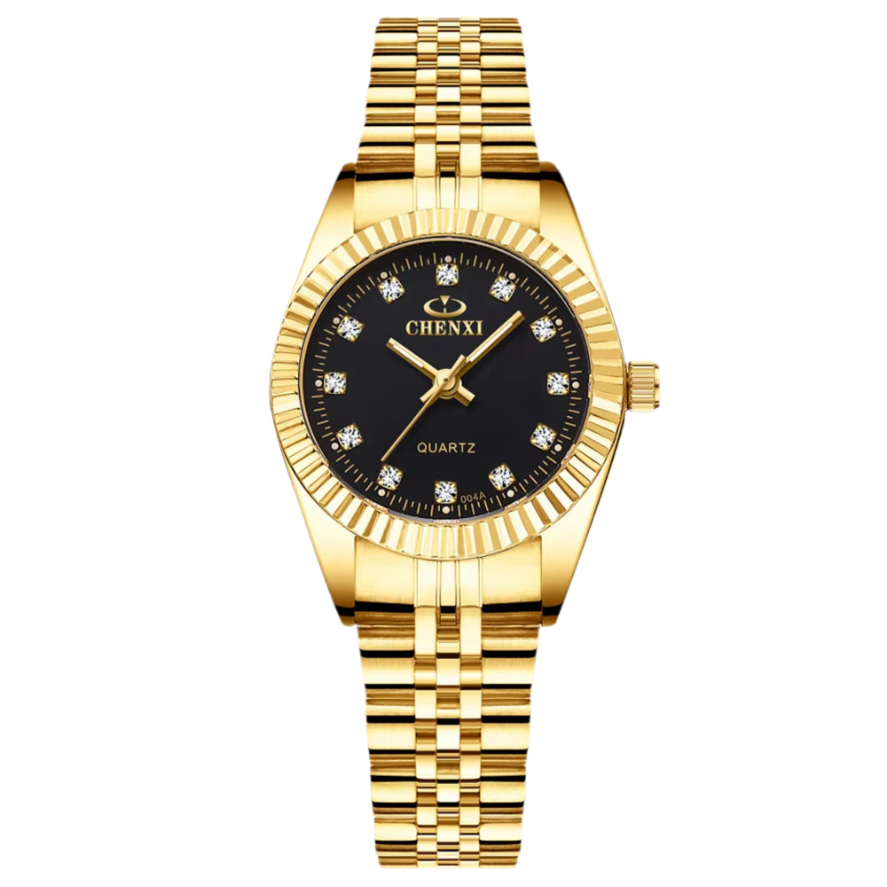 Luxury Style Women Watch Stainless Steel Quartz Watches Waterproof Diamond Woman Wristwatch Fashion Elegant Ladies Clock