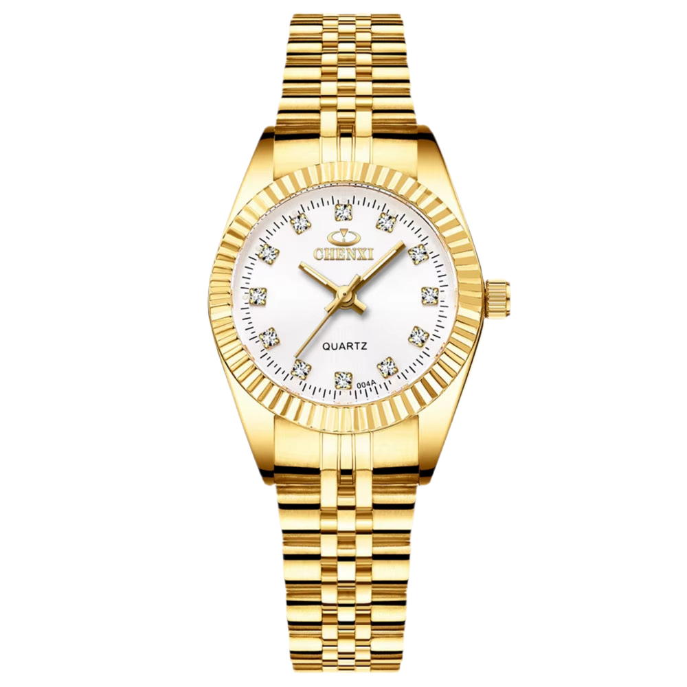 Luxury Style Women Watch Stainless Steel Quartz Watches Waterproof Diamond Woman Wristwatch Fashion Elegant Ladies Clock