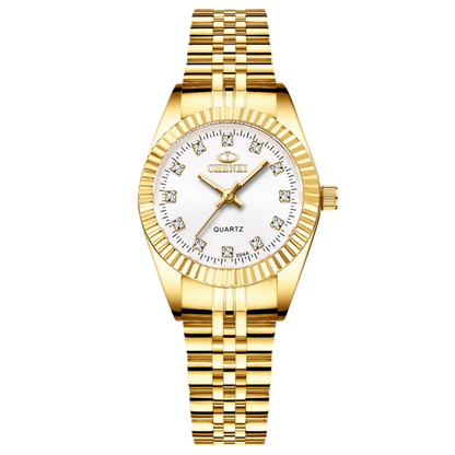 Luxury Style Women Watch Stainless Steel Quartz Watches Waterproof Diamond Woman Wristwatch Fashion Elegant Ladies Clock